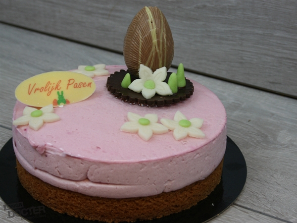 Framboos-pistachetaart